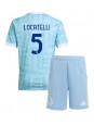 Juventus Manuel Locatelli #5 Replika Borta Kläder Barn 2025-26 Kortärmad (+ byxor)